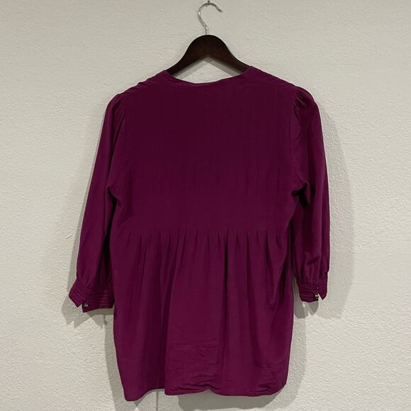 JOIE Silk Blouse Womens Button Down Romantic Size Small - Picture 2 of 7